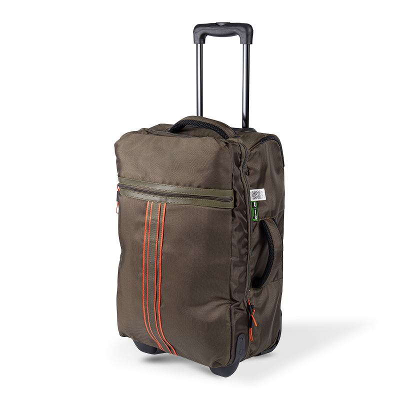 Olivgrön hårdskal medium kontrollerat bagage