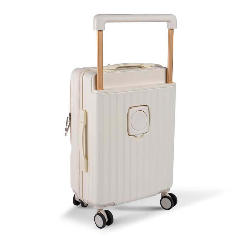 SGG Trolley Bagage med fem hjul, stor kapacitet, frontöppning, robust, tyst, fashionabla resebagage