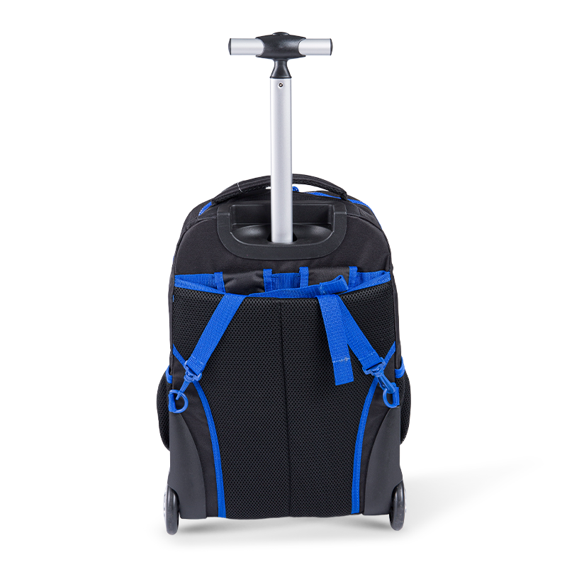 Klättringsvänlig unisex bagage ryggsäck med ryggradsskydd för tonåringar, lätt rullande ryggsäck med lunchlådan