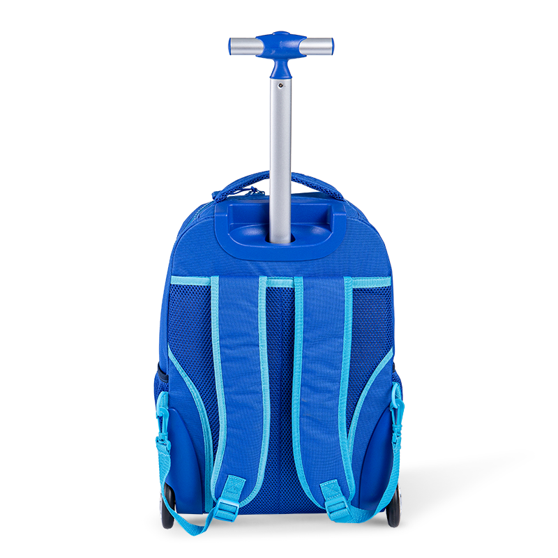 Klättringsvänlig unisex bagage ryggsäck med ryggradsskydd för tonåringar, lätt rullande ryggsäck med lunchlådan