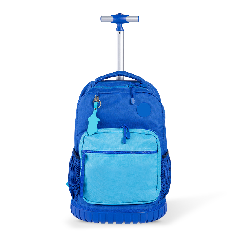 Klättringsvänlig unisex bagage ryggsäck med ryggradsskydd för tonåringar, lätt rullande ryggsäck med lunchlådan