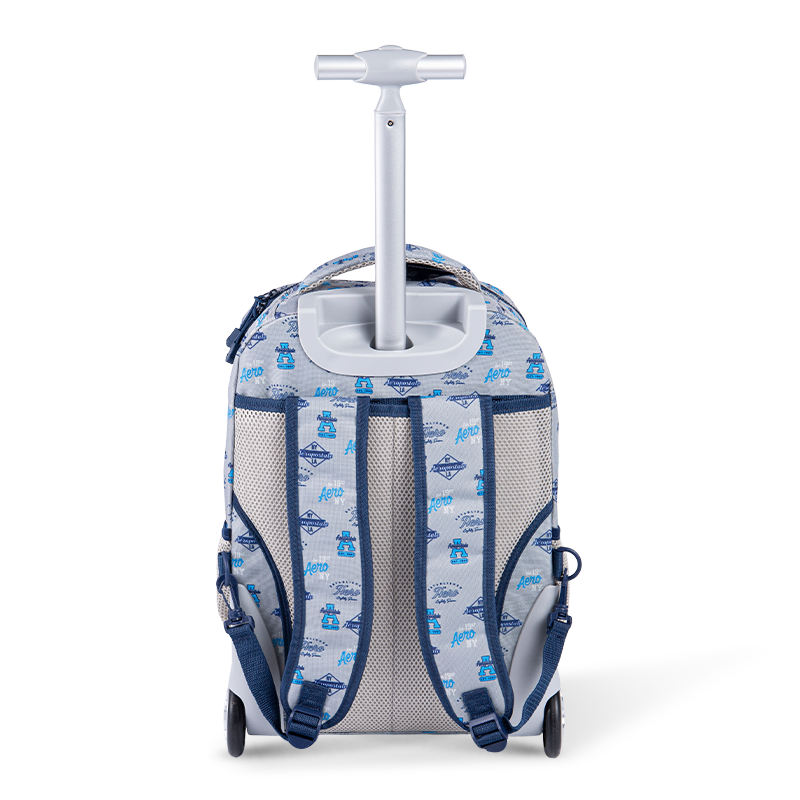 Klättringsvänlig unisex bagage ryggsäck med ryggradsskydd för tonåringar, lätt rullande ryggsäck med lunchlådan