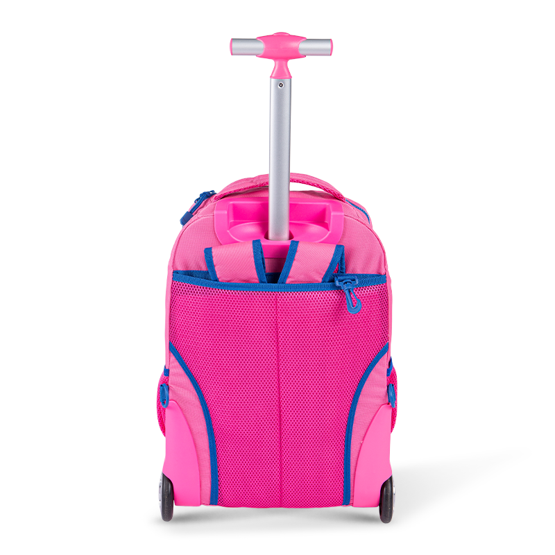 Klättringsvänlig unisex bagage ryggsäck med ryggradsskydd för tonåringar, lätt rullande ryggsäck med lunchlådan