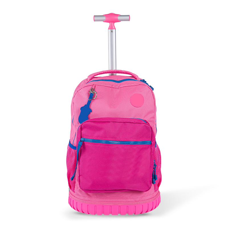 Klättringsvänlig unisex bagage ryggsäck med ryggradsskydd för tonåringar, lätt rullande ryggsäck med lunchlådan