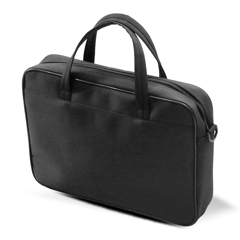 Herrens Oxford Business Document Bag med anpassad logotyp-Multi-fack Zippered File Organizer