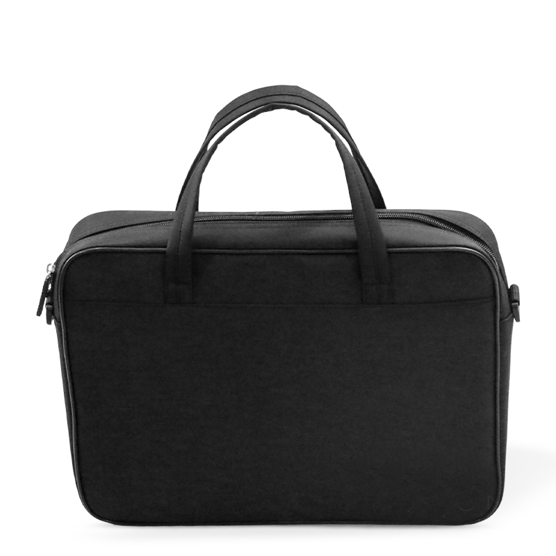 Herrens Oxford Business Document Bag med anpassad logotyp-Multi-fack Zippered File Organizer