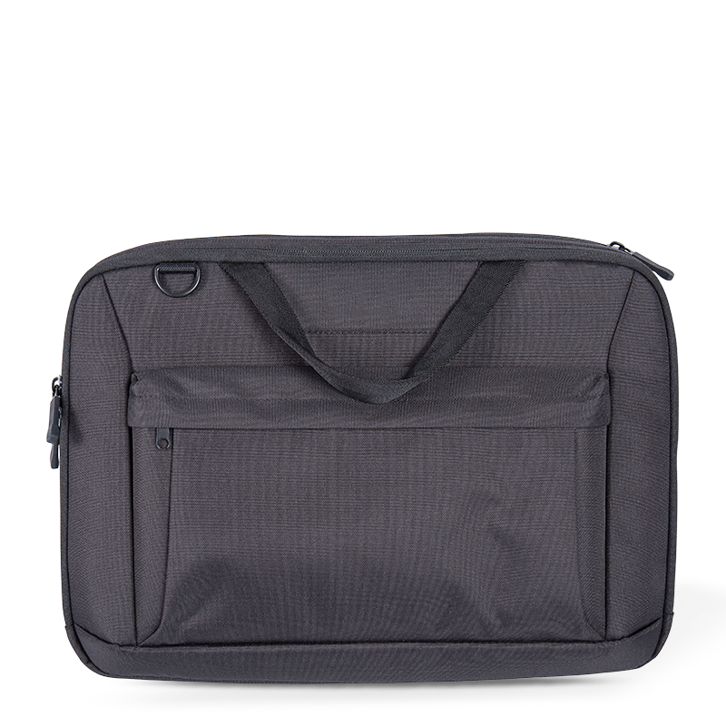 Black Handheld och Crossbody Business Portfölj