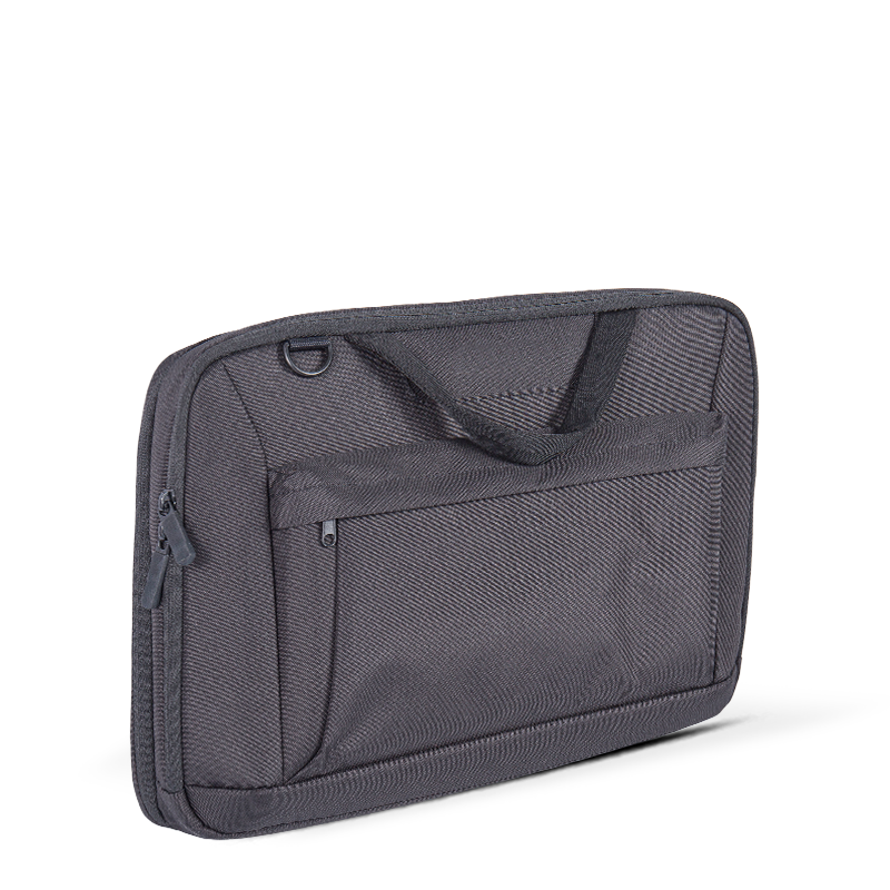 Black Handheld och Crossbody Business Portfölj