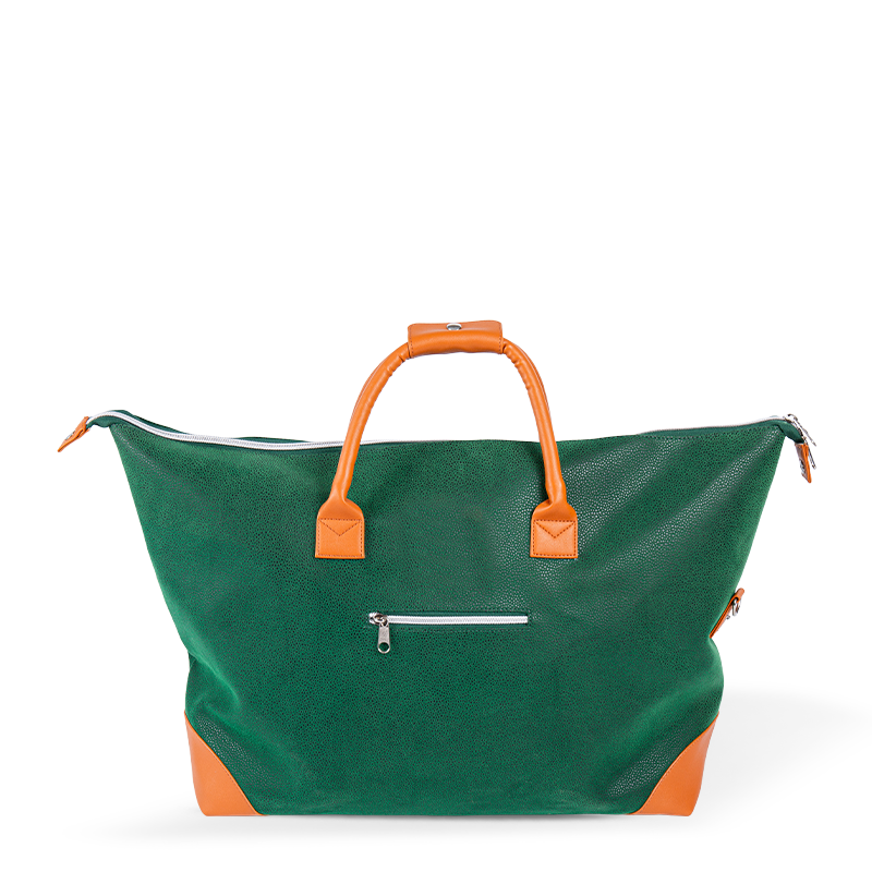 Unisex Green Full-Set Premium Travel Tygväska