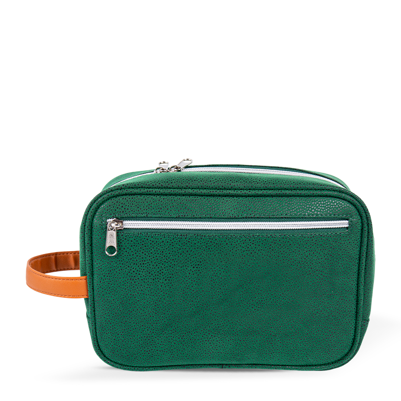 Unisex Green Full-Set Premium Travel Tygväska