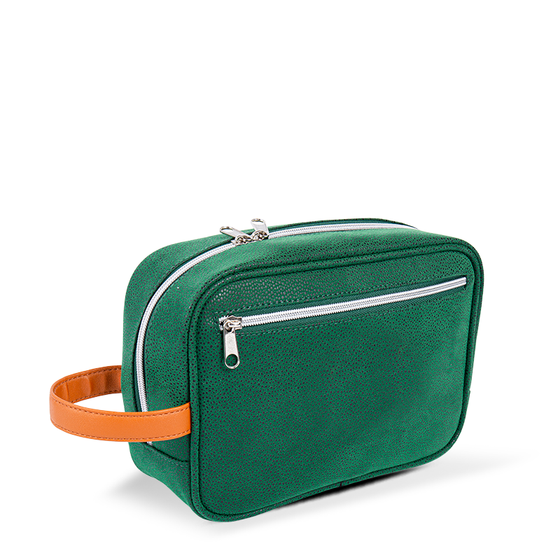 Unisex Green Full-Set Premium Travel Tygväska