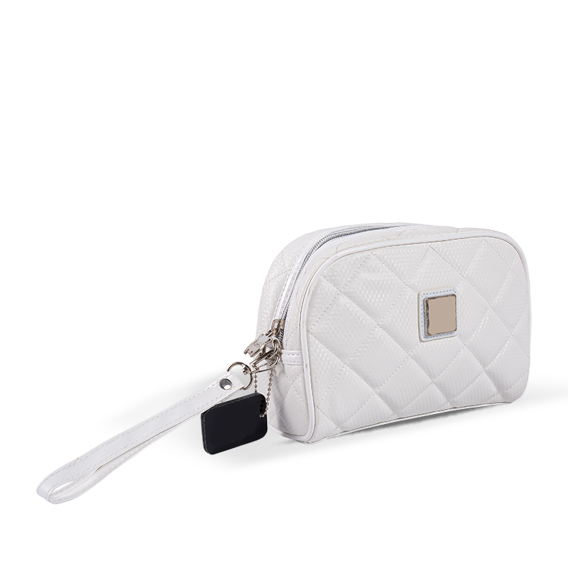 Mini handhållen crossbody väska xs axel ryggsäck bomull godis kräm ny