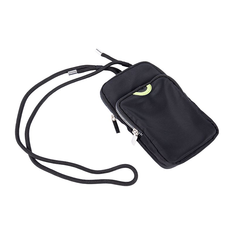 Marinblå crossbody passpåse